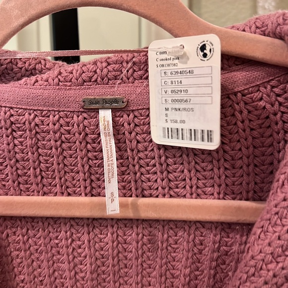 Free People Swim Too Deep Sweater Cardigan - Picture 7 of 7